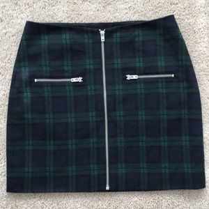 Madewell Plaid Skirt